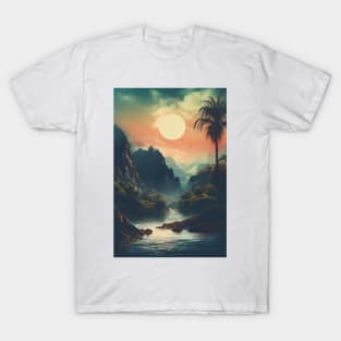 Nostalgic Nature Vintage Aesthetic Art T-Shirt